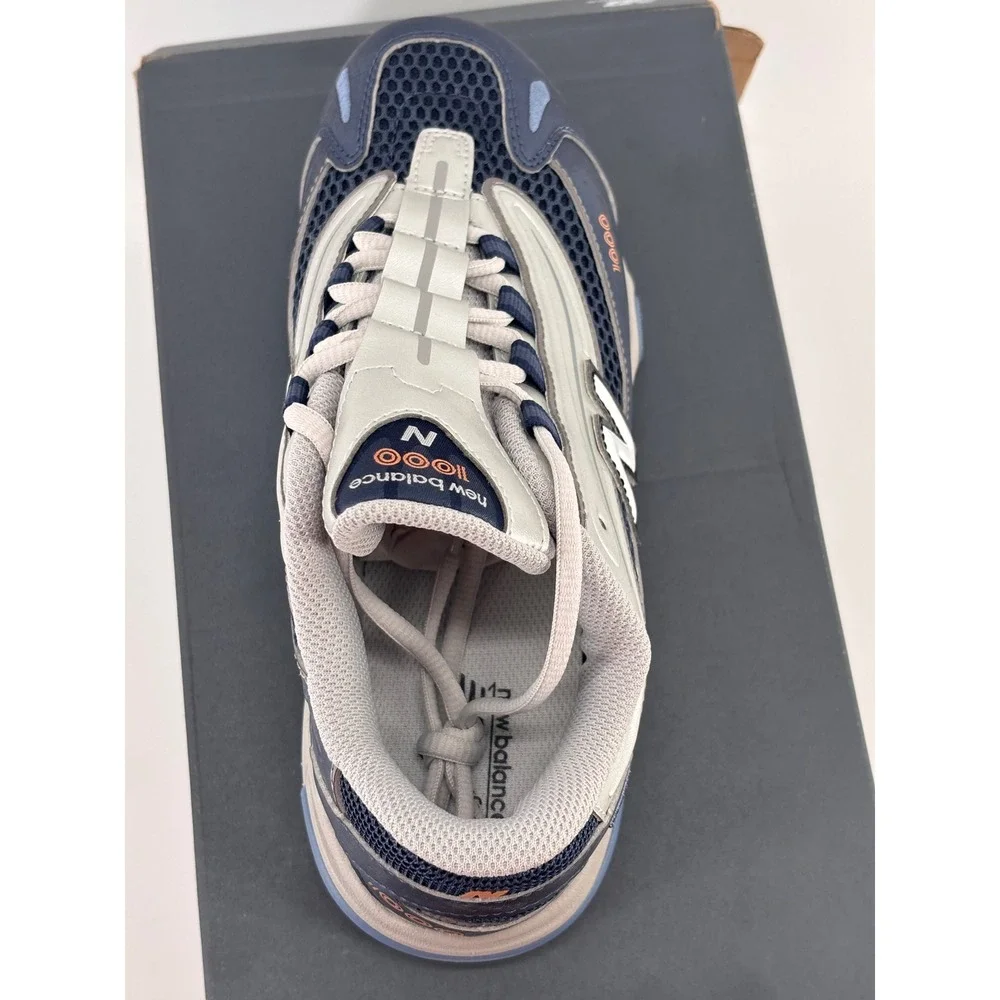 New Balance 1000 Kids Size 5 Blue Grey Silver GC1000PK New Retro Y2K Sneakers